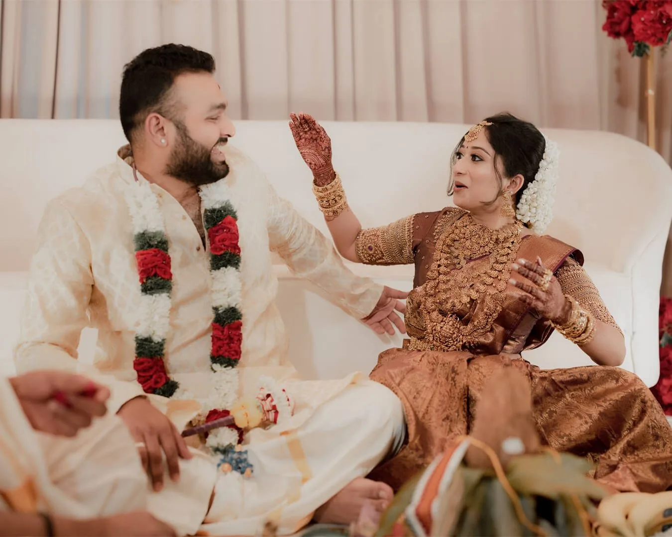 VYSHNAVI & BHARATH — wedding beauty