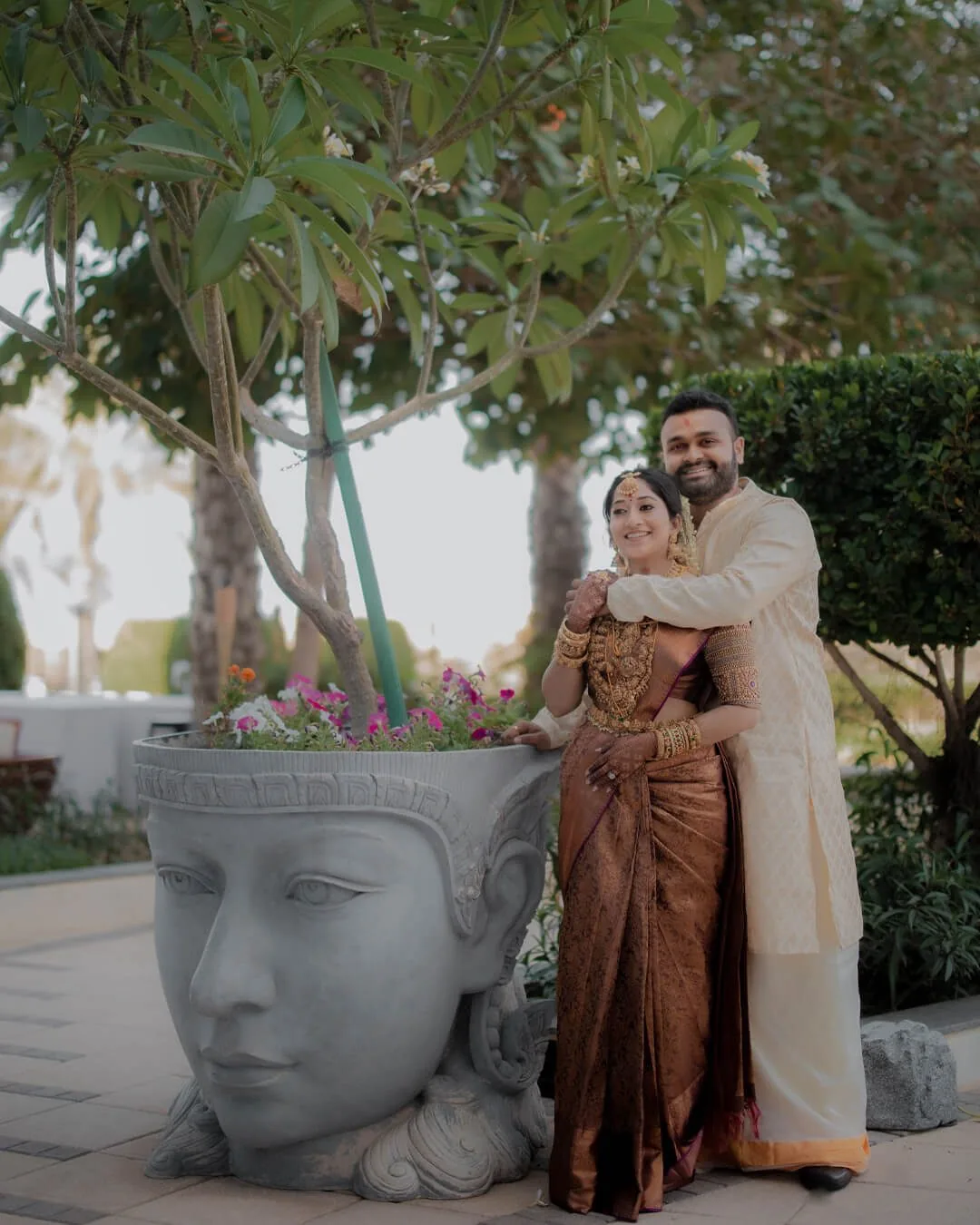 VYSHNAVI & BHARATH — wedding portrait