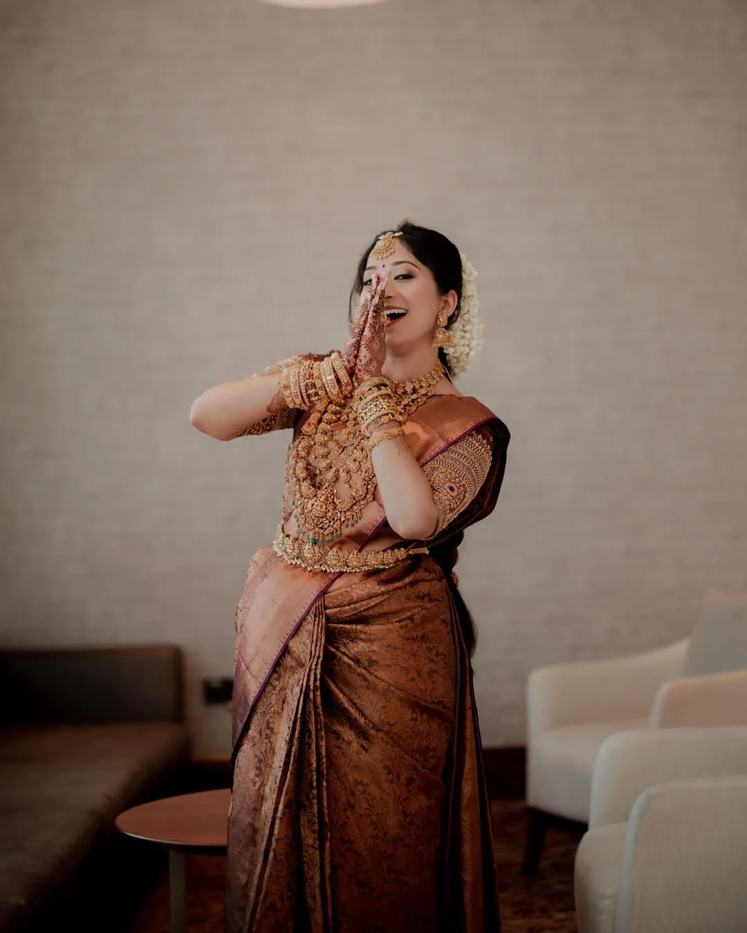 VYSHNAVI & BHARATH — wedding story hero