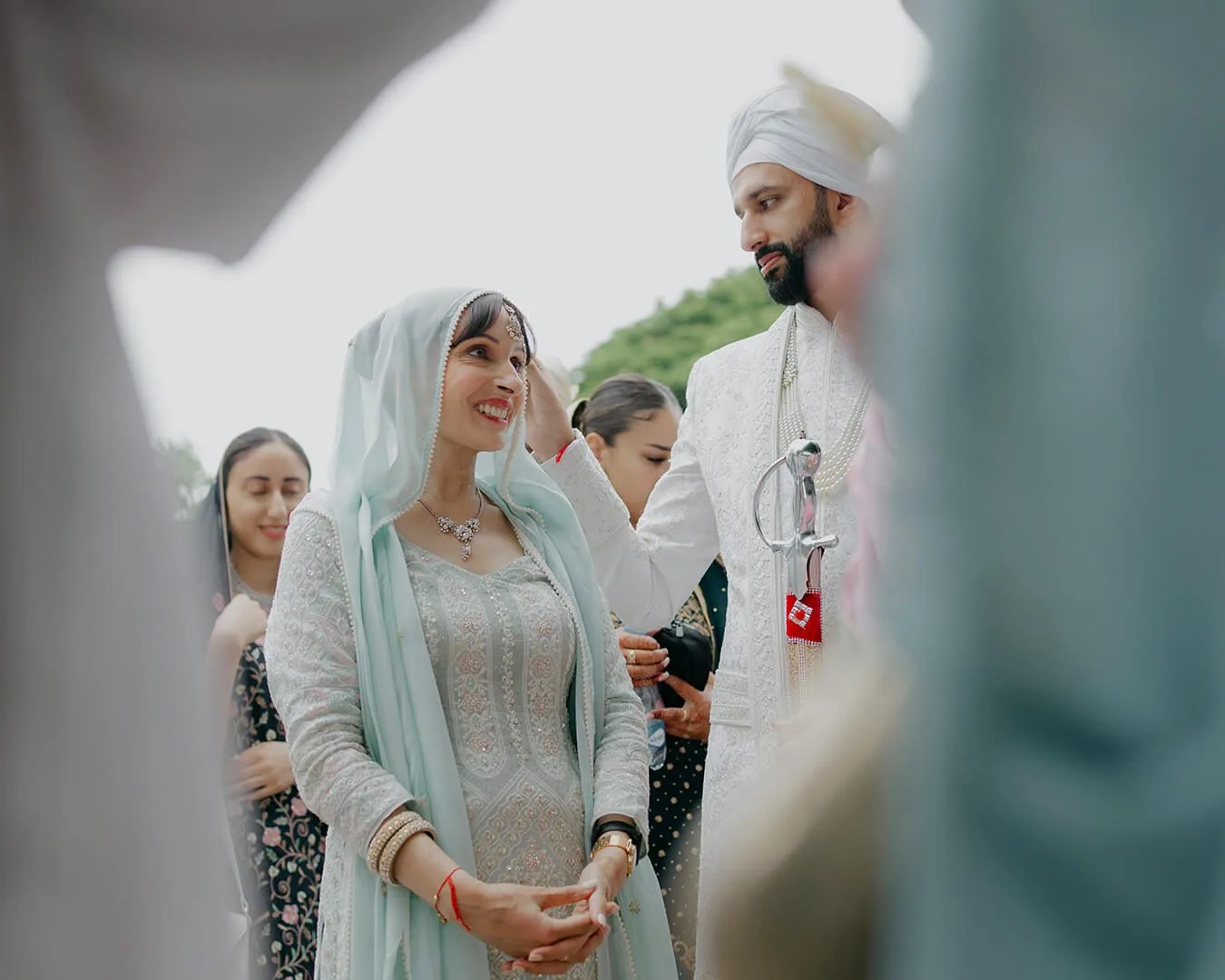 Pavi and Aneil — wedding portrait