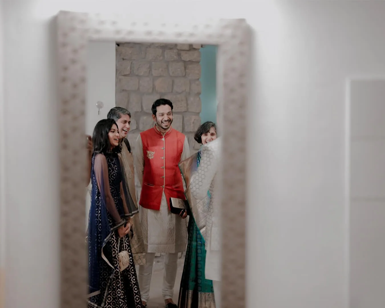SABARINA & RIDHISH — wedding story hero