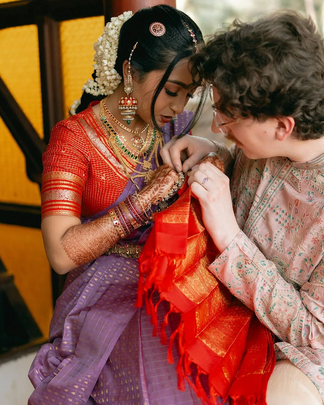 Krishna and Connor — wedding festivities