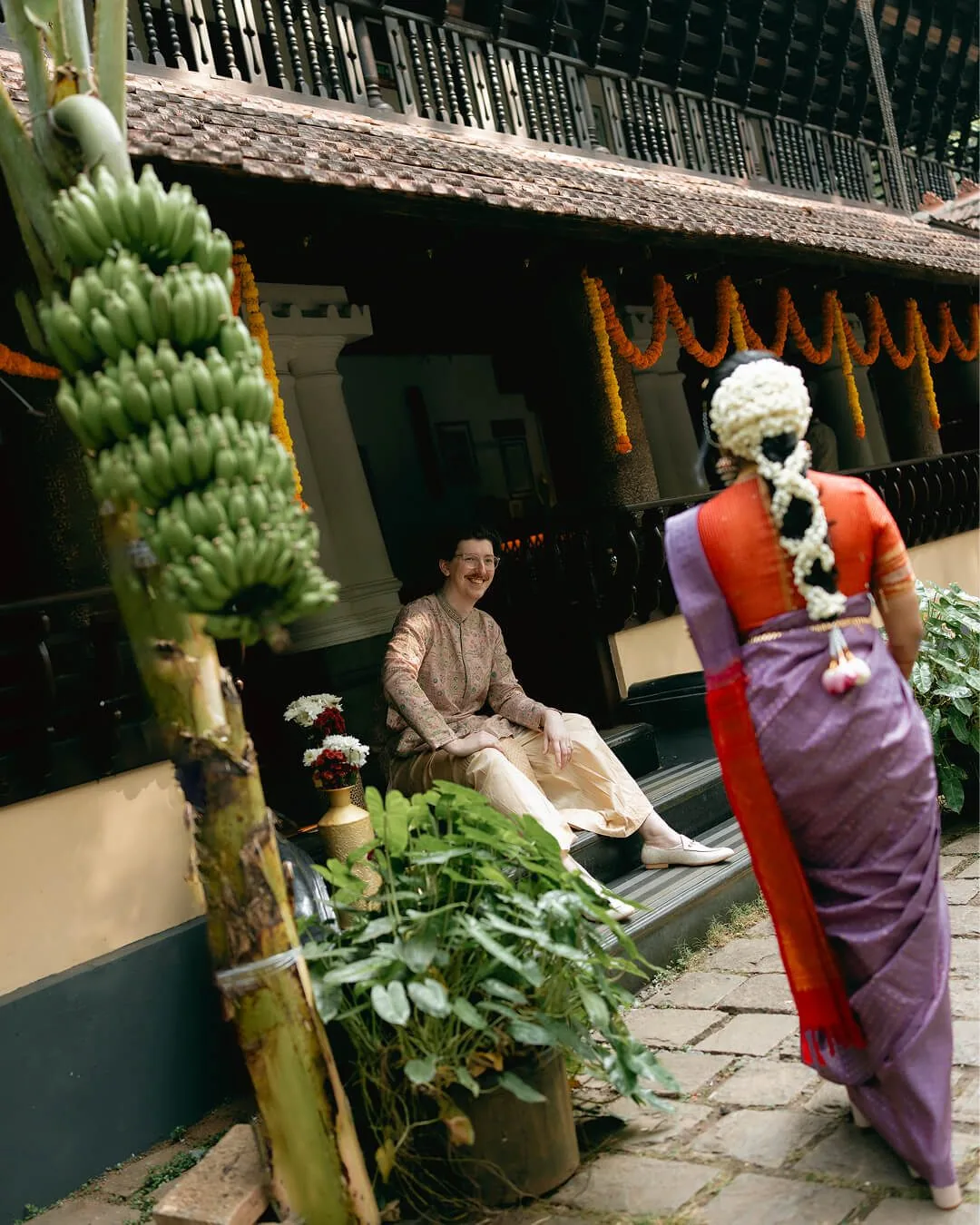 Krishna and Connor — wedding scenes