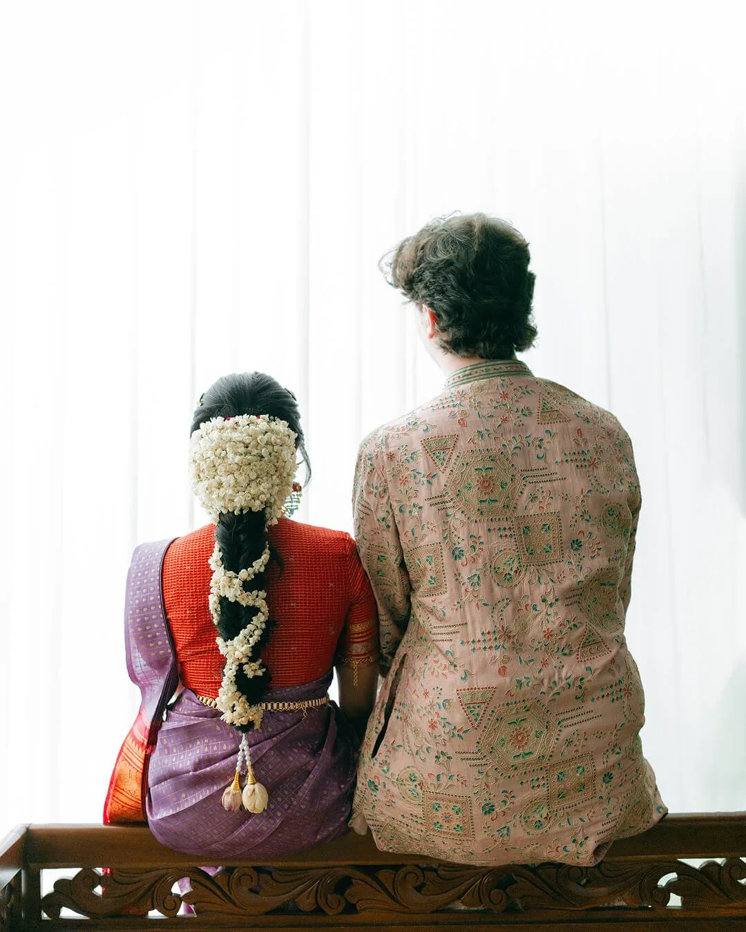 Krishna and Connor — wedding togetherness