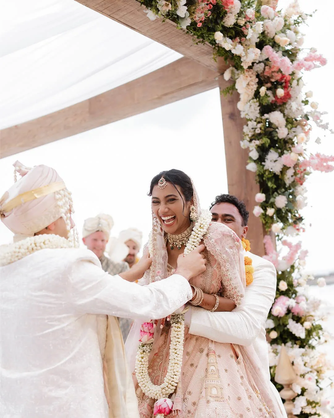 Reshma and Rajiv — wedding togetherness