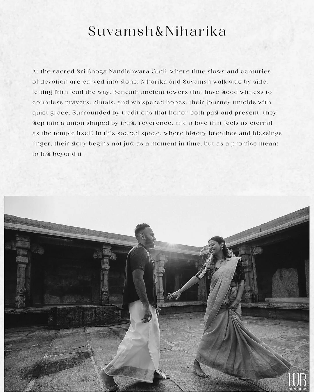 Niharika and Suvamsh — wedding splendor